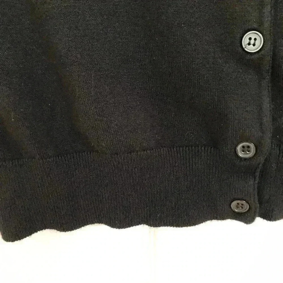 Larry Levine Black Cardigan 3/4 Sleeves Sz Small - Picture 2 of 14